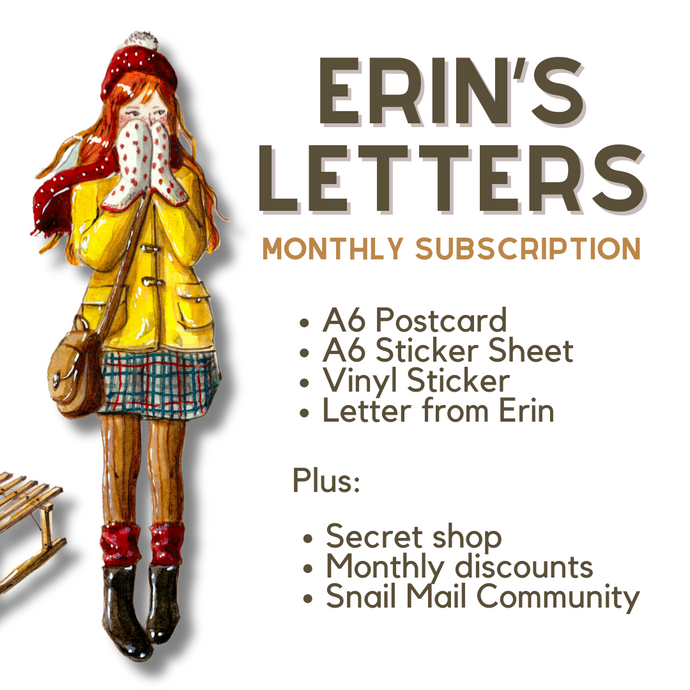 Erin's Letters - Monthly Subscription