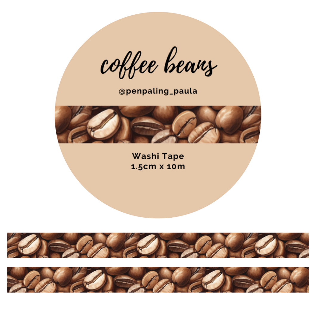 Coffee Beans - Washi Tape