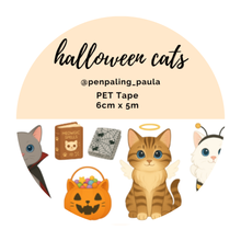 Lade das Bild in den Galerie-Viewer, Halloween Cats - PET Tape PRE-CUT