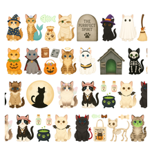 Lade das Bild in den Galerie-Viewer, Halloween Cats - PET Tape PRE-CUT