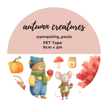 Lade das Bild in den Galerie-Viewer, Autumn Creatures - PET Tape PRE-CUT