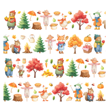 Lade das Bild in den Galerie-Viewer, Autumn Creatures - PET Tape PRE-CUT