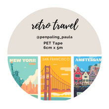 Lade das Bild in den Galerie-Viewer, Retro Travel - PET Tape PRE-CUT