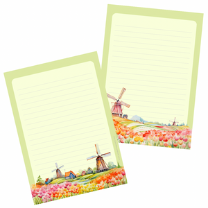 Holland Tulips - Letter Pad