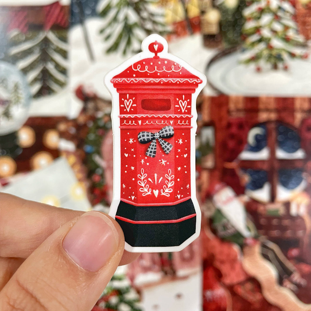 Christmas Mailbox - Vinyl Sticker