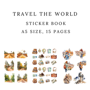 Travel the World - Sticker Book