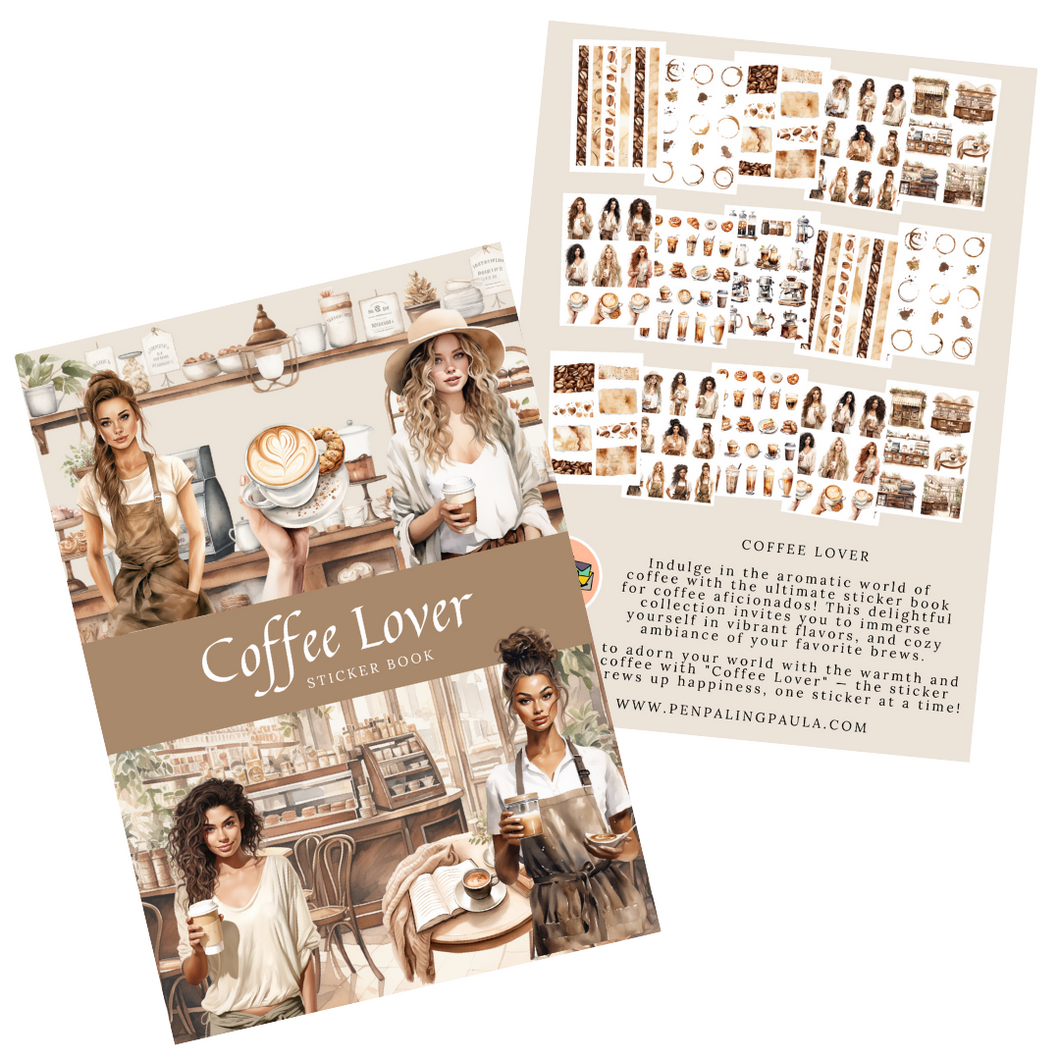 Coffee Lover - Sticker Book