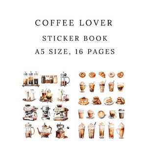 Coffee Lover - Sticker Book