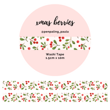 Load image into Gallery viewer, Xmas Berries - Washi Tape
