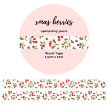 Lade das Bild in den Galerie-Viewer, Weihnachtsbeeren - Washi Tape
