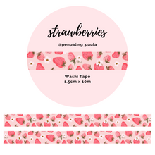 Load image into Gallery viewer, Strawberries - Washi Tape
