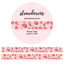 Load image into Gallery viewer, Strawberries - Washi Tape