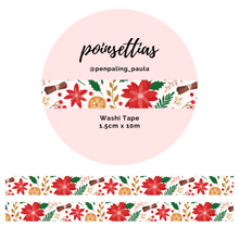 Load image into Gallery viewer, Poinsettias - Washi Tape
