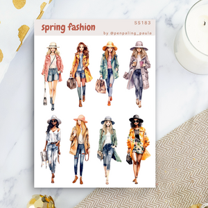 Spring Fashion  - Sticker Sheet