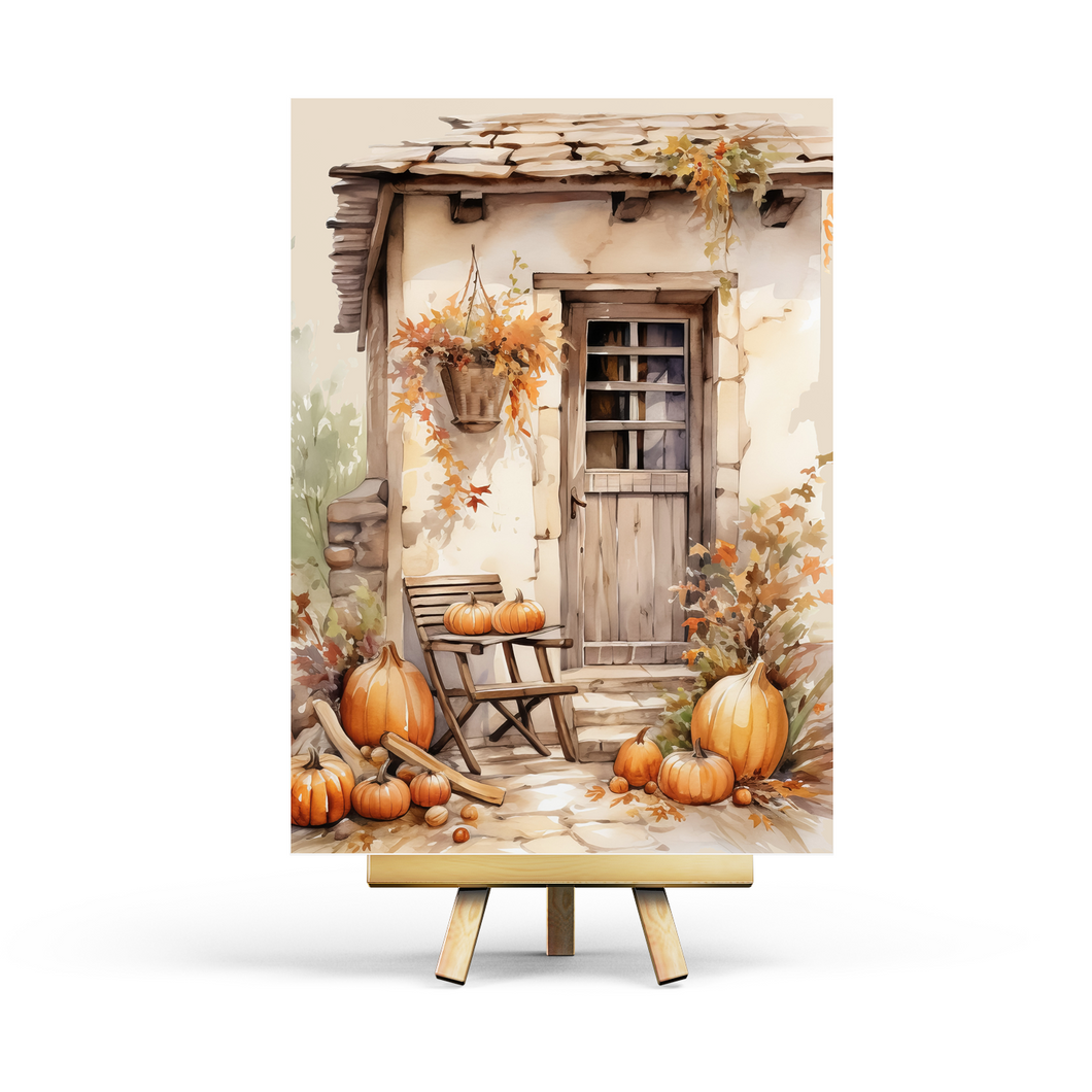 Autumn House - Postcard