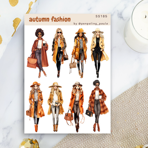 Autumn Fashion  - Sticker Sheet