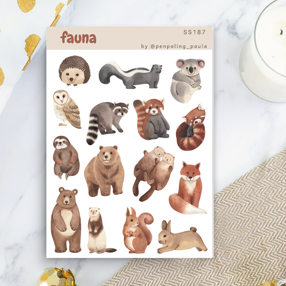 Fauna - Sticker Sheet