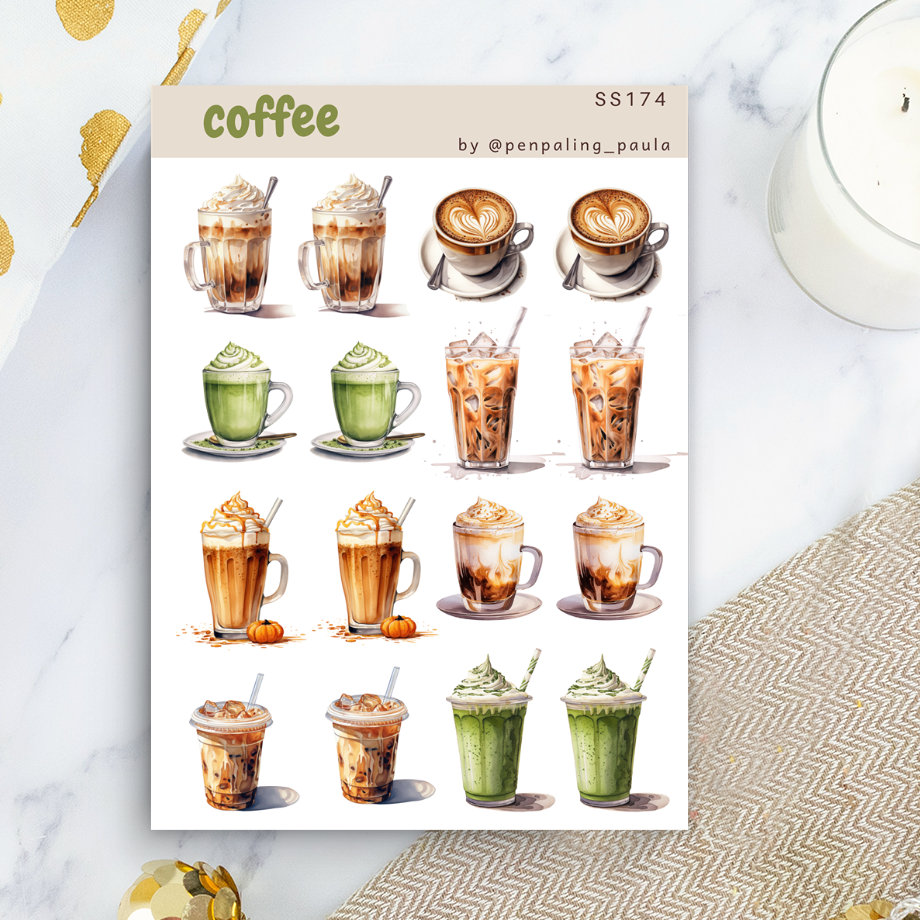 Coffee - Sticker Sheet