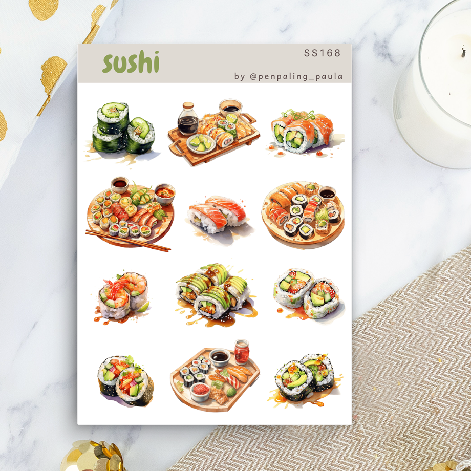 Sushi - Sticker Sheet