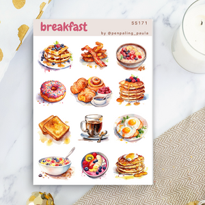 Breakfast - Sticker Sheet