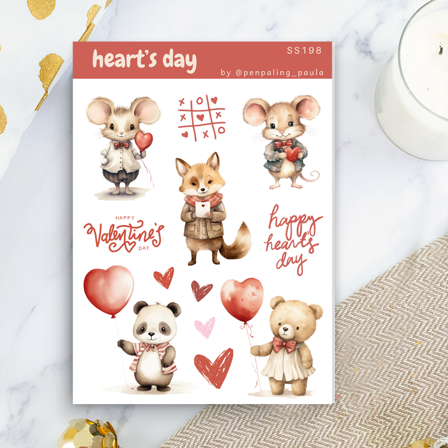 Heart's Day - Sticker Sheet