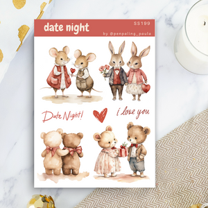 Date Night - Sticker Sheet