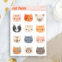 Load image into Gallery viewer, OOPSIE Cat Faces - Sticker Sheet