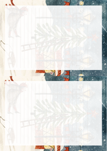 Lade das Bild in den Galerie-Viewer, Weihnachtsbaum-Briefpapier zum Ausdrucken