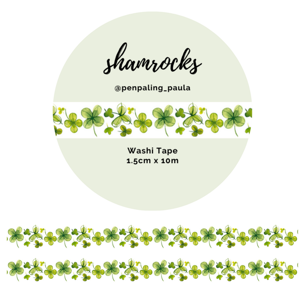 Shamrocks - Washi Tape