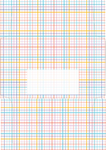 Load image into Gallery viewer, Grid Notebook Printable Envelope
