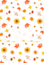 Lade das Bild in den Galerie-Viewer, Druckbares Briefpapier mit Herbstblättern