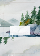 Lade das Bild in den Galerie-Viewer, Druckbares Briefpapier im Querformat III