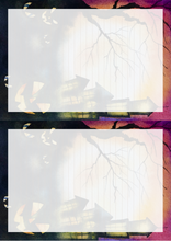 Lade das Bild in den Galerie-Viewer, Halloween I Druckbares Briefpapier