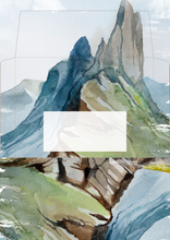 Lade das Bild in den Galerie-Viewer, Landschaft IV Druckbares Briefpapier