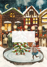Load image into Gallery viewer, Ice Skating Printable Stationery
