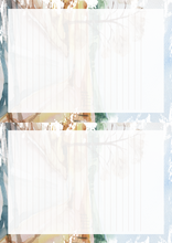 Lade das Bild in den Galerie-Viewer, Druckbares Briefpapier im Querformat II