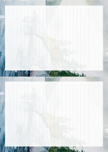 Lade das Bild in den Galerie-Viewer, Druckbares Briefpapier im Querformat III