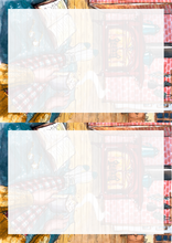 Load image into Gallery viewer, Fireplace Printable Stationery