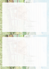 Lade das Bild in den Galerie-Viewer, Highland Cow Druckbares Briefpapier