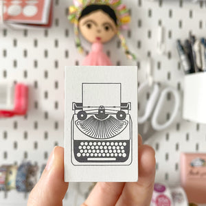 Typewriter - Rubber Stamp