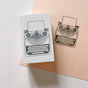 Typewriter - Rubber Stamp