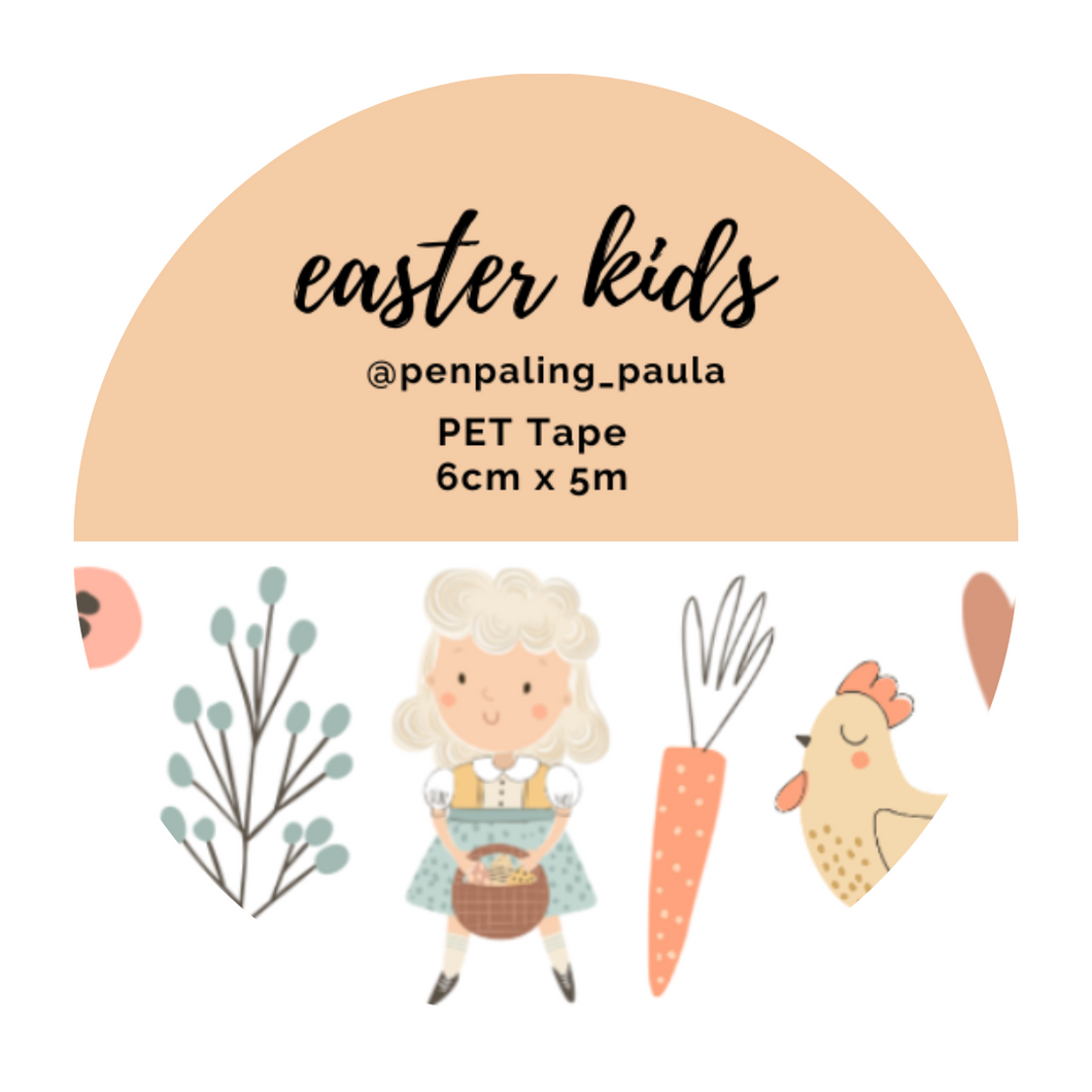 Easter Kids - PET Tape PRE-CUT