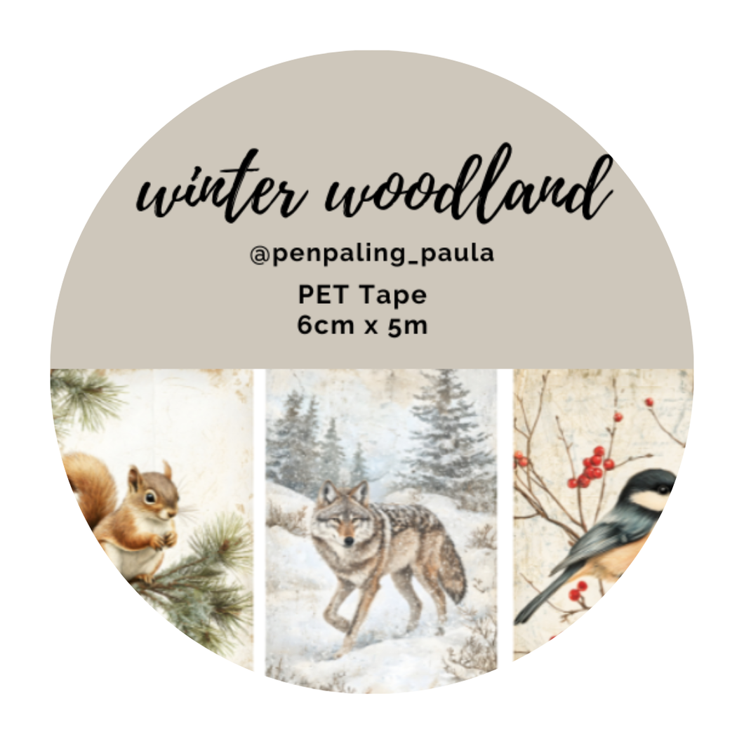 Winter Woodland  - PET Tape PRE-CUT