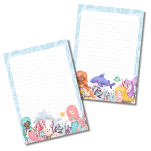 Mermaids- Letter Pad