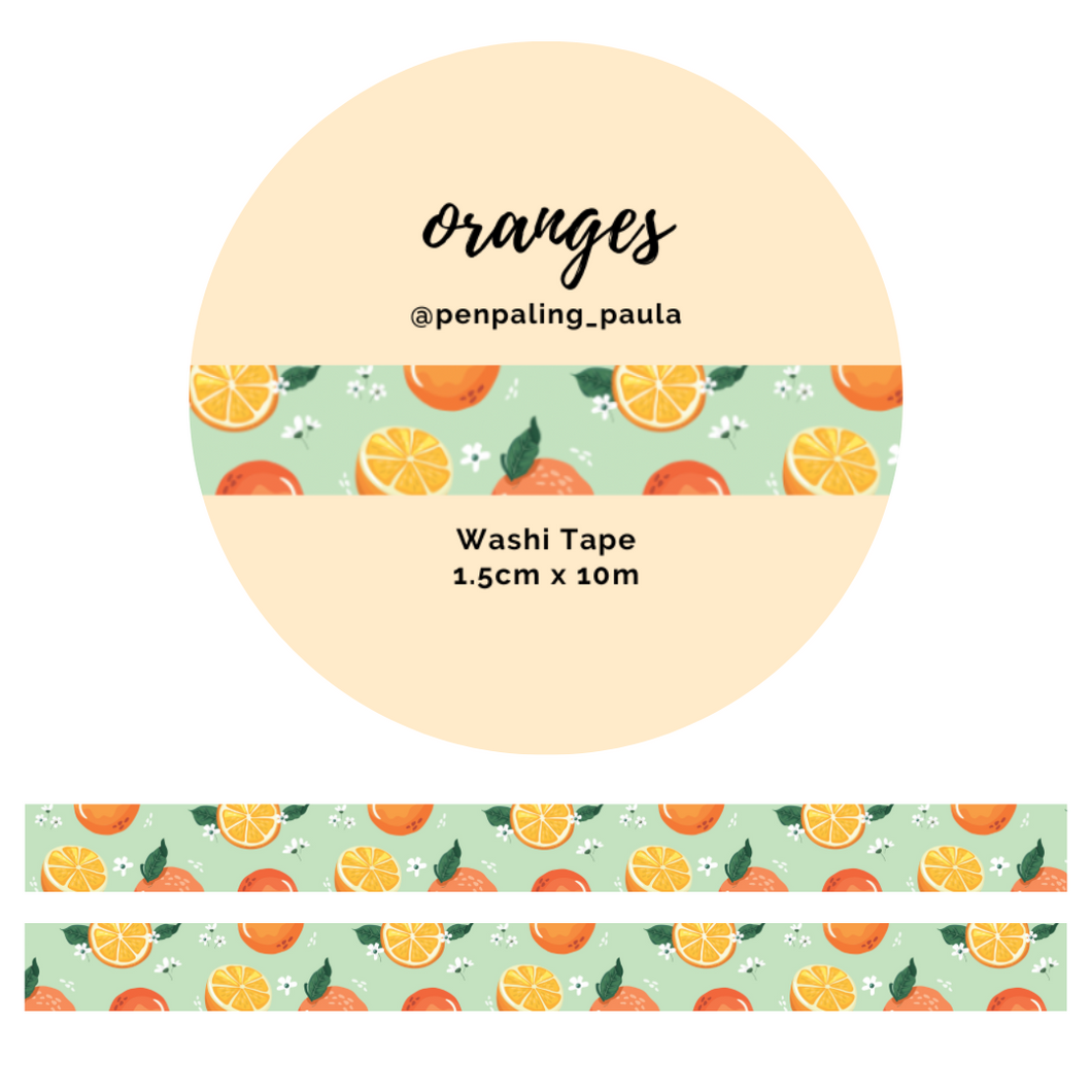 Orangen - Washi Tape