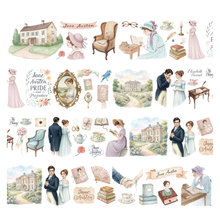 Load image into Gallery viewer, Jane Austen - PET Tape PRE-CUT
