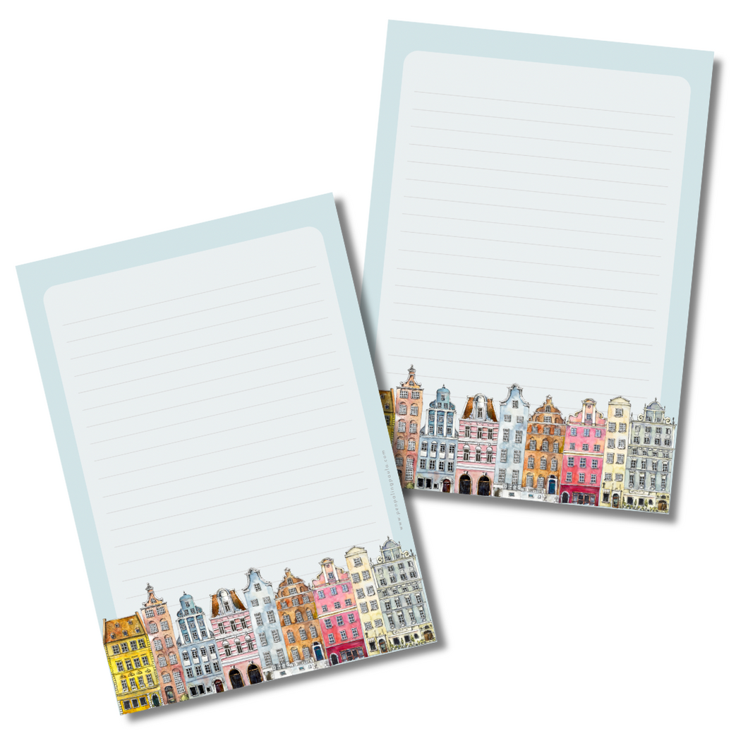 Amsterdam Houses - Letter Pad