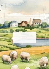 Load image into Gallery viewer, Irish Sheeps Printable Stationery
