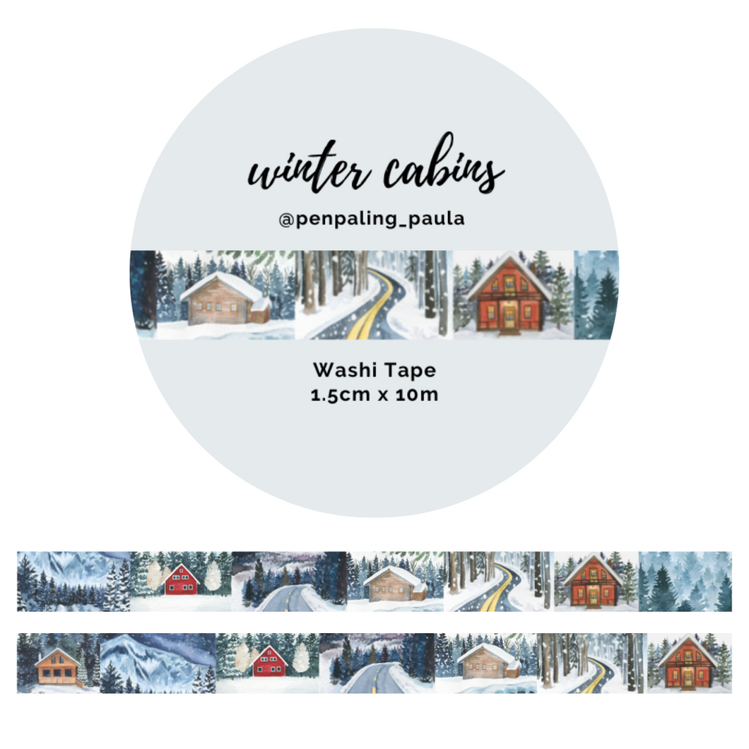 Winterhütten - Washi Tape