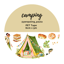 Load image into Gallery viewer, Camping - PET Tape PRE-CUT
